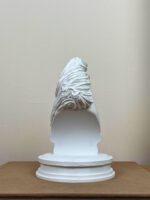 TRAK3D Dekoratif At Büstü Beyaz - Görsel 5