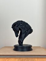 TRAK3D Dekoratif At Büstü Siyah - Görsel 2