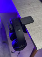 TRAK3D Premium Siyah Kulaklık Standı – Pro Sağlam V5 Modeli, Kaydırmaz Keçeli, Ergonomik Masaüstü Askı, Shadow Edition - Görsel 2