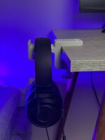 TRAK3D Premium Asılabilir Kulaklık Standı – En Sağlam V5 Modeli, Kaydırmaz Keçeli, Ergonomik Masaüstü Askı, PolarDock Edition - Görsel 4