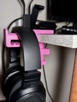 TRAK3D-Premium-Pembe-Macenta-Asilabilir-Kulaklik-Standi-–-Sik-V3-Gamer-Modeli-Kaydirmaz-Keceli-Ergonomik-Masaustu-Aski-Sakura-Edition