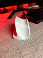 TRAK3D Xbox Minimalist Joystick Standi 3D Baski Gamepad Tutucu Uyumlu Tum Xbox Kumandalariyla Masaustu Oyuncu Aksesuari Beyaz