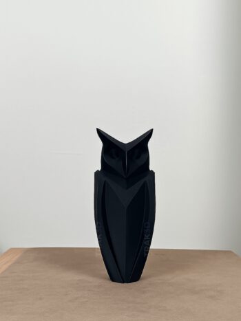 TRAK3D Baykuş Dekoratif Biblo Siyah Black Watcher Edition