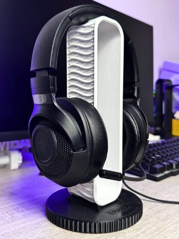 TRAK3D Oyuncu Dik Kulaklık Standı Beyaz