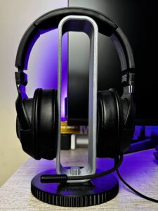 TRAK3D Oyuncu Dik Kulaklık Standı Gümüş Gri