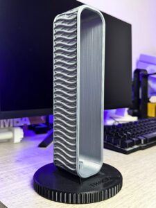 TRAK3D Oyuncu Dik Kulaklık Standı Gümüş Gri